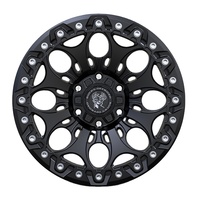 Jantes noires mat pour voitures tout-terrain 17"/18" 4X4 Beadlocks pour Toyota/Lexus/Nissan/Infiniti/Isuzu/Mitsubishi/Jeep/Dodge/Chevrolet/GMC