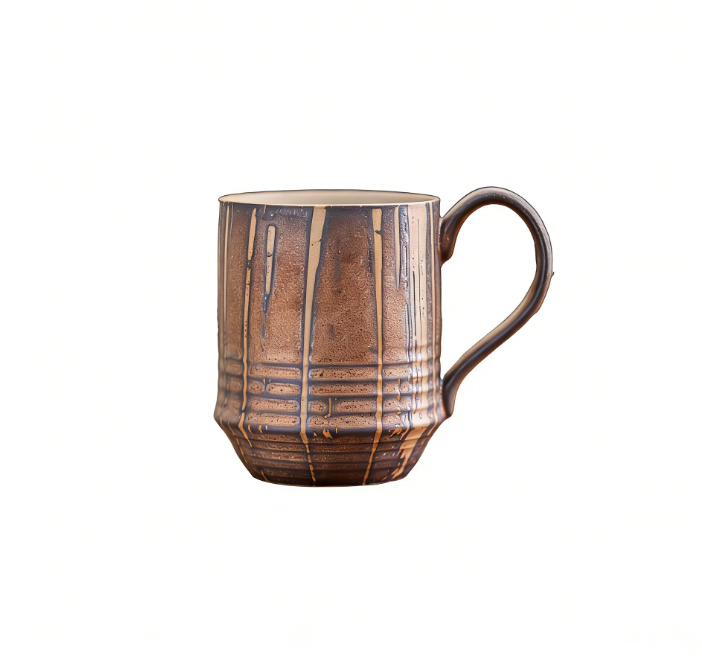 Taza marrón sencilla "Joy" - Capacidad: 295 ml