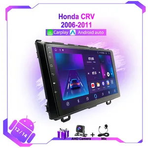 CRV 2007-2011 için araba radyosu GPS navigasyon 4G WIFI Carplay <span class=keywords><strong>Android</strong></span> otomatik Aux medya Video oynatıcı Stereo kafa ünitesi geri görüş yardımcısı - Product Image 2
