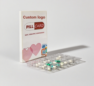 Tarjetas de Dosis Diarias Desechables de 7 Días para Sistema de Dosis Unitaria con Sellado en Frío, Blísteres de PVC/Plástico/Aluminio/PET para Pastillas, Vitaminas y Alimentos - Product Image 1