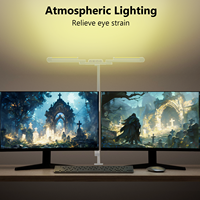 Lampe de bureau LED à bras articulé réglable pour le dessin et le croquis, lumière sans scintillement, protection des yeux, avec variateur tactile et design élégant