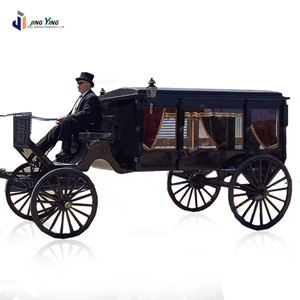 Corbillard à cheval électrique de style européen Remorque <span class=keywords><strong>Van</strong></span> Chariot blanc traditionnel Corbillard funéraire de luxe unique <span class=keywords><strong>Transport</strong></span> spécial - Product Image 5