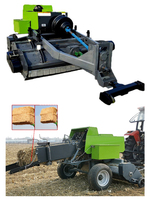 Tractor Mini Tractor Mounted Baler Mini Square Baler Machine Hay Baler Machines