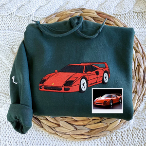 Felpa di flanella personalizzata per gli amanti dell'auto Logo anteriore ricamato grande regalo primaverile ODM fornito - Product Image 4