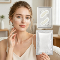 Patch pour les yeux à micro-aiguilles avec acide hyaluronique et peptides, logo personnalisé, soin anti-âge pour le contour des yeux, fabricant OEM