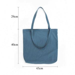 Bolsa de Compras Reutilizable y Reciclable de Alta Calidad Morandi, Color Sólido, Patrón Personalizado, Bolsa de Lona - Product Image 2