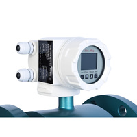 Medidor de Flujo Electromagnético Industrial Profesional Aplicado en Ingeniería de Tuberías de Agua y Sistemas de Suministro de Agua