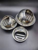 Grille d'aération en acier inoxydable 304 épaisse de 4, 5 ou 6 pouces, personnalisée, pour sous-sol et mur extérieur, hotte d'aération à capot