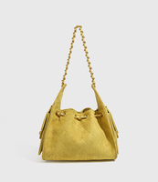 Tas Selempang Wanita Bergaya Baru dari Suede Retro Mewah yang Sedang Tren, Elegan, dan Populer untuk Belanja.