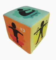 Dés en peluche de 20 cm - Motif de pose multi-expressions et design alphabétique, jouet éducatif et interactif pour jeux d'équipe, jouets d'extérieur pour enfants