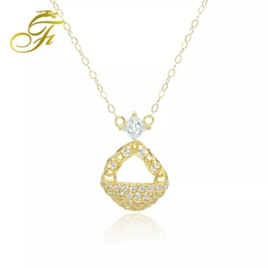 Magnifiques colliers de poche en or 18 carats fabriqués à la main, tour de cou en chaîne Figaro personnalisé avec zircon pour cadeaux de mariage, fiançailles - Product Image 1