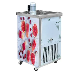 CE 2 Molds 6000pcs / day High Capacity Popsicle Machine Ice Cream Making Machine with stainless steel Ice Lolly Molds For sale