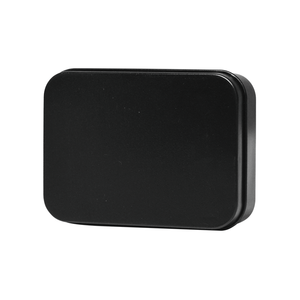 Hộp thiếc hình chữ nhật đựng mỹ phẩm, trang trí móng tay, màu đen, thân thiện với môi trường, bán chạy năm 2024, có thể tái sử dụng - Product Image 4