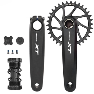 MTB Crankset with Bottom Bracket and Narrow-Wide <strong>Chainring</strong> 34T 36T 38T 40T 7075 Aluminum <strong>Single</strong> <strong>Speed</strong> 170 Crank Arms - Product Image 1
