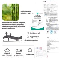 Couches pour nouveau-nés personnalisées, respirantes, biodégradables, en bambou biologique