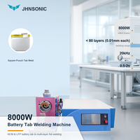 Machine de soudage à ultrasons JHN 8000W pour batteries NCA, pour véhicules électriques, systèmes de stockage d'énergie (ESS), certifiée CE