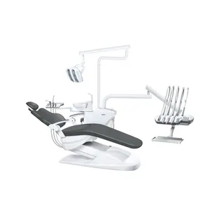 Height-Adjustable Leather Cushion Dental Chair Set For Dental Implant Equipment