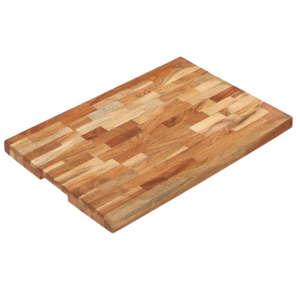 Vente en gros, planches à découper en bois d'acacia, planche à découper de forme arrondie pour la cuisine à domicile - Product Image 4