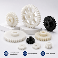 Komponen Mekanik Industri Roda Transmisi Nylon POM Presisi Tinggi, Suku Cadang Motor, Injeksi Plastik, Dapat Disesuaikan