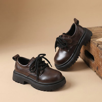 Nouvelle Collection Printemps-Automne : Chaussures Habillées en Cuir PU Style Gentleman pour Enfants
