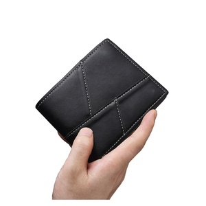 Portafoglio corto da <span class=keywords><strong>uomo</strong></span> in stile europeo americano con più slot per schede di fabbrica accessorio elegante multifunzionale - Product Image 4