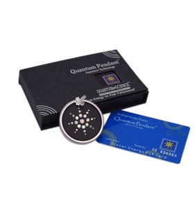 Oferta Especial: Colgante de Salud con Energía Cuántica y Protección Anti-EMF, Diseño Clásico de Girasol de Lava con Marco de Acero Inoxidable, para Uso Diario - Product Image 4