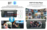 Approvisionnement d'usine 7 pouces 2 din système Android écran capacitif 128GB GPS Navigation lecteur DVD de voiture pour bmw e46