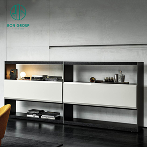 Meuble TV moderne personnalisé étagère porte-revues carré multi-usage rangement meuble TV ensembles pour salon hôtel villa - Product Image 5