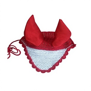 Voile anti-mouches pour chevaux avec protège-oreilles, personnalisable, design haut de gamme, dernière conception, taille unique, fabricant de filets anti-mouches pour chevaux, Riding House Kanpur Inde - Product Image 2