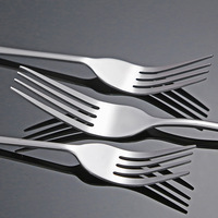 Fourchette en acier inoxydable Yolecen pour usage domestique - Fourchette à pâtes et à steak de style occidental 1010, fourchette à dessert et à fruits à long manche épaissi, fourchette à salade