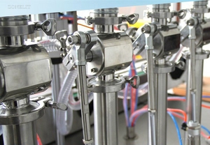 Máy chiết rót và đóng nắp 4 đầu, dùng cho mứt, tương cà, mayonnaise, mật ong, bơ đậu phộng, bơ đậu nành, bơ đậu tương, tương ớt, bơ đậu nành dạng gói, bơ đậu nành dạng tuýp, bơ đậu nành dạng chai PET 200ml, bơ đậu nành dạng tuýp nhỏ. - Product Image 5