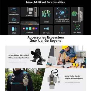 <span class=keywords><strong>Ulefone</strong></span> <span class=keywords><strong>Armor</strong></span> 34 Pro+ รุ่นใหม่ล่าสุด พร้อมโปรเจคเตอร์, 16GB+512GB, มองเห็นในที่มืด, โทรศัพท์มือถือ 5G ทนทานมาตรฐาน IP68/IP69K - Product Image 6