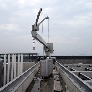 Unité d'entretien de bâtiment BMU avec potence fixe avec certificat CE et EAC équipement de nettoyage de verre/gondole - Product Image 4