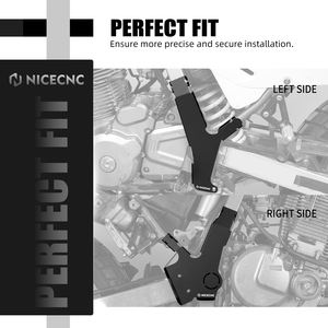 Niceckc alluminio telaio del corpo moto protezioni copertura avvolgente protezione per Suzuki DR650 <span class=keywords><strong>DR</strong></span> 650 1996-2024 lato sinistro + destro - Product Image 2