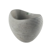 Pots de jardin en ciment ornés sur mesure, imperméables, pour fleurs et plantes, fabriqués en usine