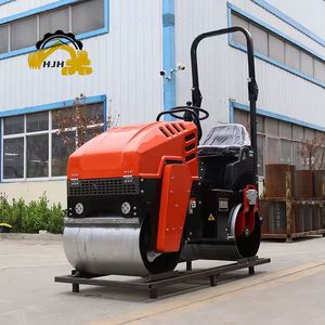 Maquinaria de Construcción de Carreteras Suministrada Directamente por Fábrica Profesional, Rodillo Compactador de 0.8 Toneladas y 1 Tonelada LTC08H, Nuevo Rodillo Compactador con Accionamiento Hidráulico - Product Image 1