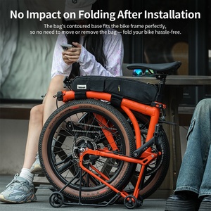 <span class=keywords><strong>Bolsa</strong></span> de cuadro Rhinowalk de 2L <span class=keywords><strong>para</strong></span> bicicleta plegable <span class=keywords><strong>Brompton</strong></span>, <span class=keywords><strong>bolsa</strong></span> de almacenamiento ligera <span class=keywords><strong>para</strong></span> bicicleta con cremallera resistente, perfecta <span class=keywords><strong>para</strong></span> desplazamientos diarios. - Product Image 6