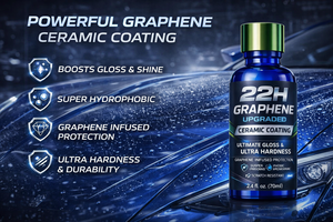 GRAPHONEX กราฟีน เซรามิก โค้ทติ้ง 22H หนา 60 ไมครอน ทนทานต่อค่า pH 2-12 ให้ความเงางามสูงสุด ป้องกันน้ำได้ดีเยี่ยม (70 มล.) แบบเคลือบด้วยตัวเอง - Product Image 5