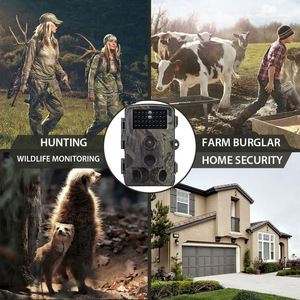 Caméra de surveillance de la faune 24MP CMOS IP65 étanche, vision nocturne 65 pieds, détection de <span class=keywords><strong>mouvement</strong></span>, piège vidéo <span class=keywords><strong>photo</strong></span>, infrarouge extérieur, chasse - Product Image 6