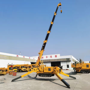 מנוף הידראולי נייד <span class=keywords><strong>3</strong></span> טון 8ton 10ton בום טלסקופי 360 תואר מיני זחילה הרמת העכביש עם jib - Product Image 3