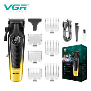 Nueva Máquina de Afeitar VGR V-196 a 7000 RPM con Pantalla Digital, Cortadora de Pelo Profesional Eléctrica <span class=keywords><strong>para</strong></span> Barbería - Product Image 3