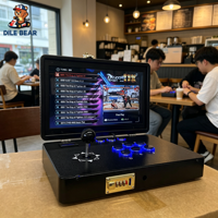 Máquina Arcade Portátil con Pantalla de 14 Pulgadas, 30K Juegos, Pandora Saga DX Plus, Consola Arcade Metálica Plegable para un Jugador