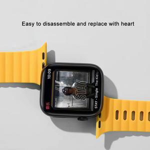 Nouvelle montre intelligente avec <span class=keywords><strong>bracelet</strong></span> en silicone compatible avec le <span class=keywords><strong>bracelet</strong></span> <span class=keywords><strong>Apple</strong></span> <span class=keywords><strong>Watch</strong></span> pour IWatch Series 8 Ultra, <span class=keywords><strong>bracelet</strong></span> pour IWatch 45 mm 49 mm - Product Image 4