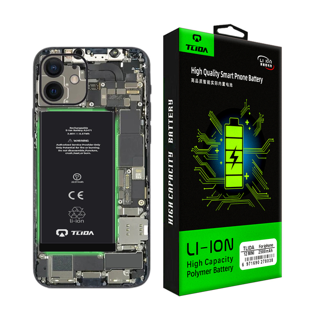 TLIDA Factory Smartphone Cell Phone Battery Suitable for iphone 12 Mini