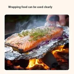 Paquet économique de fabricants feuille résistant à l'huile pour les restaurants et la cuisine papier d'aluminium pour l'emballage des aliments rouleau de papier d'aluminium - Product Image 3