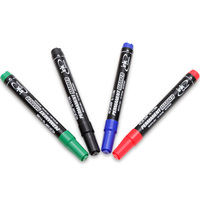 Gxin G-113B quatre couleurs Vente en gros usine marqueur permanent couleur vive séchage rapide alcool marqueur permanent stylo pour l'étude