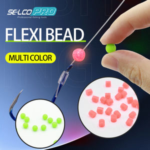 Perles de plate-forme de pêche en Silicone souple Selco perles Flexi pour plates-formes de cheveux de <span class=keywords><strong>carpe</strong></span> système anti-enchevêtrement - Product Image 2