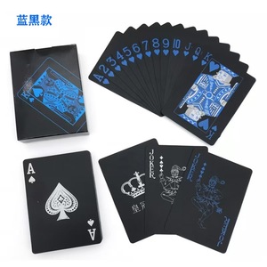 Vente <span class=keywords><strong>en</strong></span> gros de cartes à jouer <span class=keywords><strong>en</strong></span> plastique noir Essentiel durable et étanche pour les casinos et les <span class=keywords><strong>jeux</strong></span> de cartes - Product Image 3