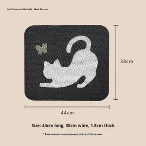 Tùy Chỉnh Treo Tường Mèo Scratcher Pad Dính Mèo Gãi Hội Đồng Quản Trị Dọc Mèo Scratch Pad Tường Đồ Nội Thất Cho Mèo Con - Product Image 5