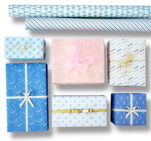 Các Nhà Sản Xuất Papel De Regalo Dễ Thương Loạt Các Mô Mô Gói Giấy Tùy Chỉnh Thủ Công Đóng Gói Quà Tặng Giấy Gói - Product Image 2